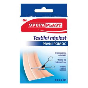 3M Spofaplast 154 Textilná elastická náplasť, 1 m x 6 cm - Plastobal