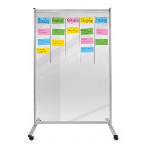 Predeľovacia tabuľa ECONOMY 150x120cm transparentná - Plastobal