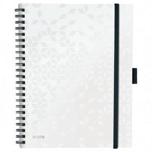 Blok poznámkový linajkový mobilný Leitz WOW A4 biely - Plastobal