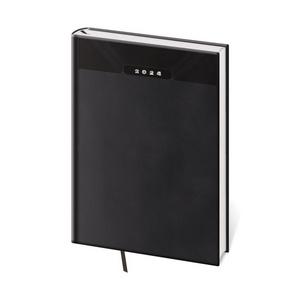 Diár Print classic týždenný 14,3x20,5cm čierny 2025 - Plastobal