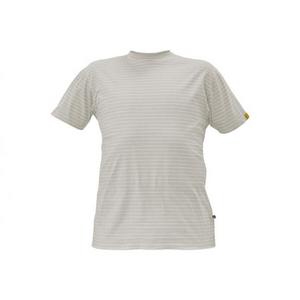 Tričko antistatické unisex NOYO ESD sivé XL - Plastobal