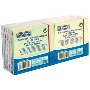 Bloček 76x76mm 4 farby 12 bločkov x 100 listkov - Plastobal