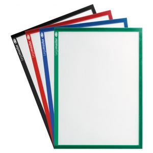 Magnetický držiak dokumentov A3 5ks zelený - Plastobal