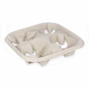 Podnos (PAP) na 4 poháre 22 x 22 cm [50 ks] - Plastobal