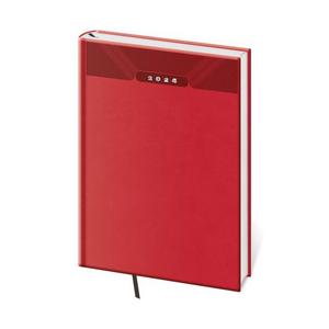 Diár Print classic týždenný 14,3x20,5cm červený 2025 - Plastobal