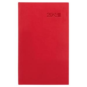 Diár Viva týždenný vreckový červený 2023 - Plastobal