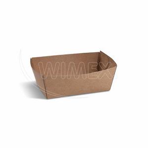 Papierová miska (FSC Mix) nepremastiteľná kraft 100 x 60 x 40 mm 250ml [250 ks] - Plastobal