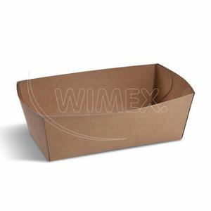 Papierová miska (FSC Mix) nepremastiteľná kraft 165 x 90 x 60 mm 1000ml [100 ks] - Plastobal