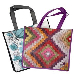 EKO taška, opakovane použiteľná 32 x 28 x 22 cm, MIX motívov - Plastobal