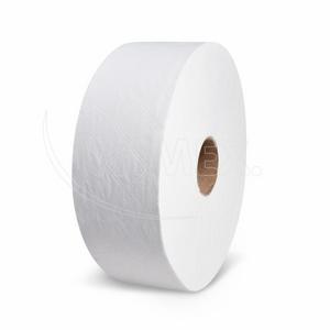 PAPIER TOALETNÝ (Tissue) 2vrstvý s ražbou biely `JUMBO` O25cm 240m [6 ks] - Plastobal