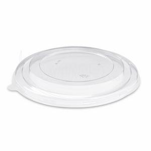 Viečko (rPET) priehľadné pre papierovú misku O185mm [50 ks] - Plastobal