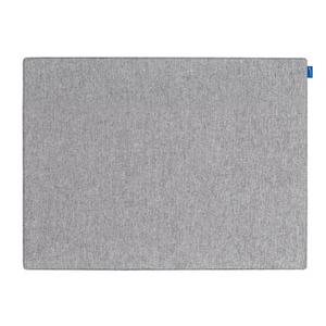 Textilná akustická nástenka BOARD-UP 75x50 cm tichá sivá - Plastobal