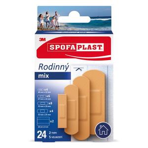 3M Spofaplast Rodinný Mix 603, 24 ks - Plastobal