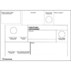 Poštová obálka B6 s doručenkou navlhčovacie - Plastobal