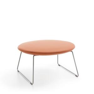 Taburet Chic Lounge, nohy Metallic, látka Synergy LDS 73 - Plastobal