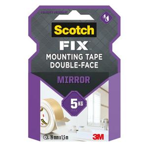 Montážna páska Scotch vhodná na použitie v kúpeľni, 19 mm x 1,5 m - Plastobal