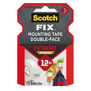 Montážna páska Scotch do interiéru supersilná, 19 mm x 1,8 m - Plastobal