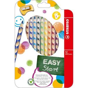 Drevené pastelky EASYcolors L 12sada - Plastobal