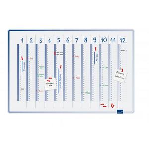 Plánovacia tabuľa ročná ACCENTS 60x90 cm - Plastobal