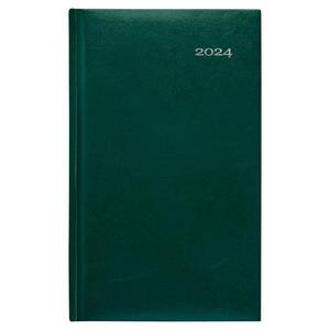 Diár Kronos týždenný vreckový zelený 2024 - Plastobal