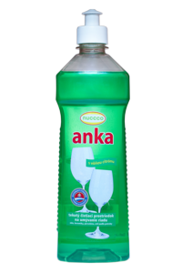 NUCCCO Anka ZELENÁ prostriedok na umyvanie riadu 0,5L - Plastobal