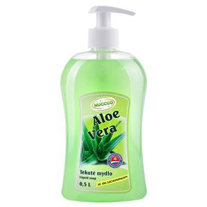 NUCCCO Tekuté mydlo Aloe Vera zelené 0,5 L - Plastobal