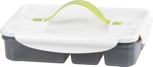 Obedár MagicHome, hranatý, s priehradkami, 1 lit., 17x23,5x5,5 cm - DÓZY A BOXY | ***