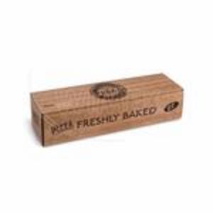 Krabica na pizzu (mikrovlnitá lepenka) Roll-up kraft 28 x 8 x 7 cm [100 ks] - Gastro potreby | ***
