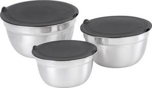 Miska MagicHome, nerez, s vekom, 14-16-18 cm, sada 3 ks - Plastobal