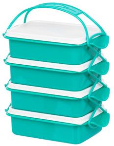 Obedár MagicHome CS336, 4 dielny, 4x1 lit, PP/PE, 24,3x14,6x29,5 cm - Plastobal