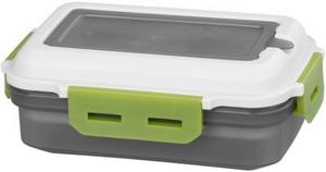 Obedár MagicHome, hranatý, s vidličkou/lyžicou, 1,2 lit., 23x15x8,8 cm - Plastobal