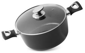 Hrniec MagicHome Black Line, 24 cm, 4,0 lit. s pokrievkou - Plastobal