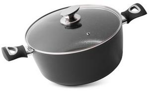 Hrniec MagicHome Black Line, 28 cm, 6,0 lit. s pokrievkou - Plastobal