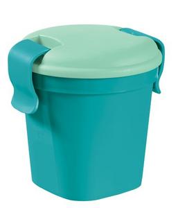 Hrnček Curver® Lunch&Go, 400 ml, modrý, 12x11 cm - MISKY | ***
