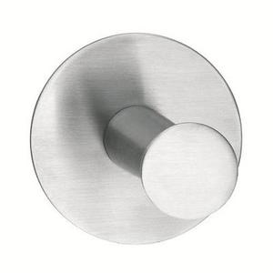 Háčik tesa® Powerbutton, okrúhly, samolepiaci vešiak do kúpelne, leštený chróm, max. 6 kg - Plastobal