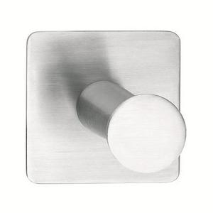 Háčik tesa® Powerbutton, samolepiaci vešiak do kúpelne, leštený chróm, max. 5 kg - Plastobal