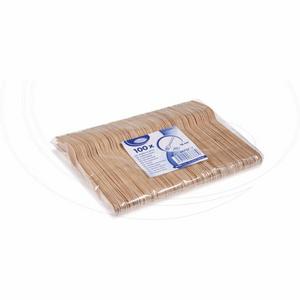 Vidlička drevená 16cm [100 ks] - Plastobal