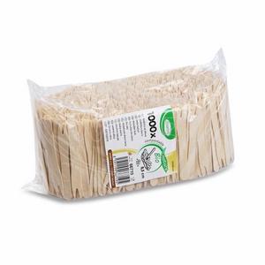 Vidlička na hranolky drevená 8,5cm [1000 ks] - Plastobal