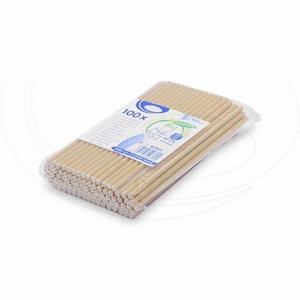 Slamka papierová kraft O6mm x 20cm [100 ks] - Plastobal