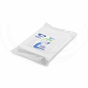 Slamka papierová biela `JUMBO` O8mm x 20cm [100 ks] - Plastobal