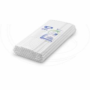 Slamka papierová biela `JUMBO` O8mm x 25cm [100 ks] - Plastobal
