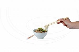 Čínske paličky (FSC 100%) bambusové O6mm x 21cm balené v páre [50 párov] - Plastobal