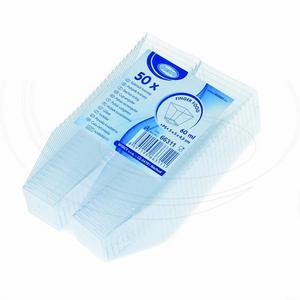 Fingerfood pohárik (PS) hranatý číry 50 x 50 x 45 mm 60ml [50 ks] - Plastobal