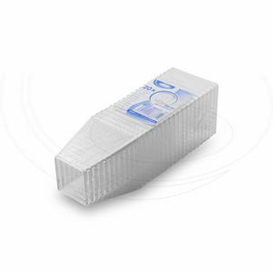 Fingerfood pohárik hranatý, číry 7,2 x 7,2 x 7,2 cm - 230 ml [20 ks] - Plastobal