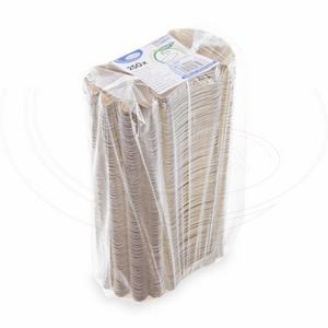 Papierová miska nepremastiteľná oválna kraft 17,5 x 10,5 x 3 cm [250 ks] - Plastobal