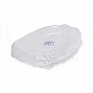 Podnos (XPS) oválny biely 45 x 30,5 cm [10 ks] - Plastobal