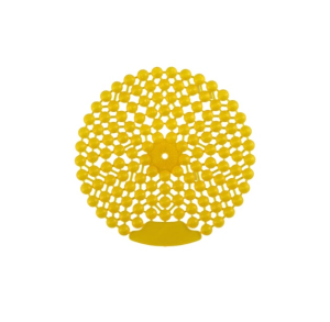 Vonné sitko do pisoára oranžové  BUBBLE vôňa JAHODA 1ks - Plastobal