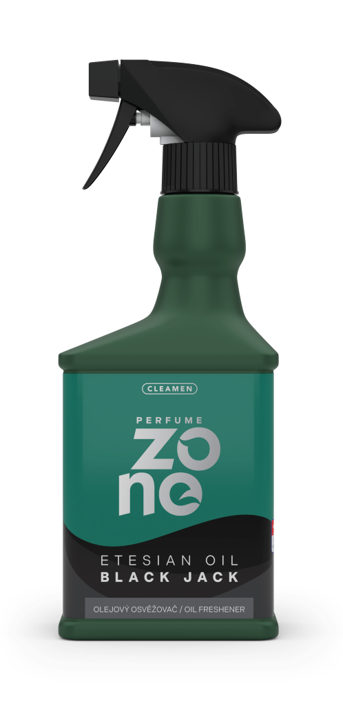 CLEAMEN PERFUME ZONE olejový osviežovač Etesian oil Black jack 550ml - Plastobal
