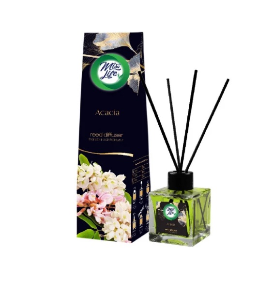 Miss Life Bamboo stick osviežovač 100ml Acacia - Plastobal