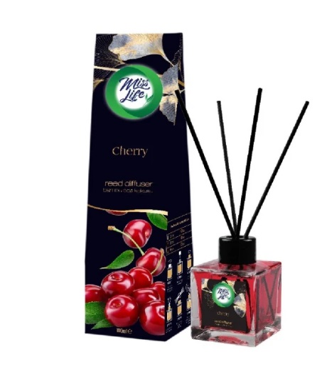 Miss Life Bamboo stick osviežovač 100ml Cherry - Plastobal